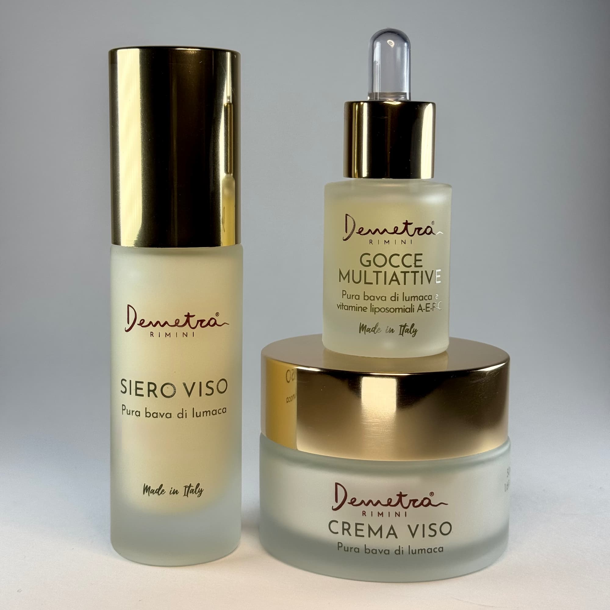 Kit skincare - Crema, Siero & Gocce - DEMETRA RIMINI
